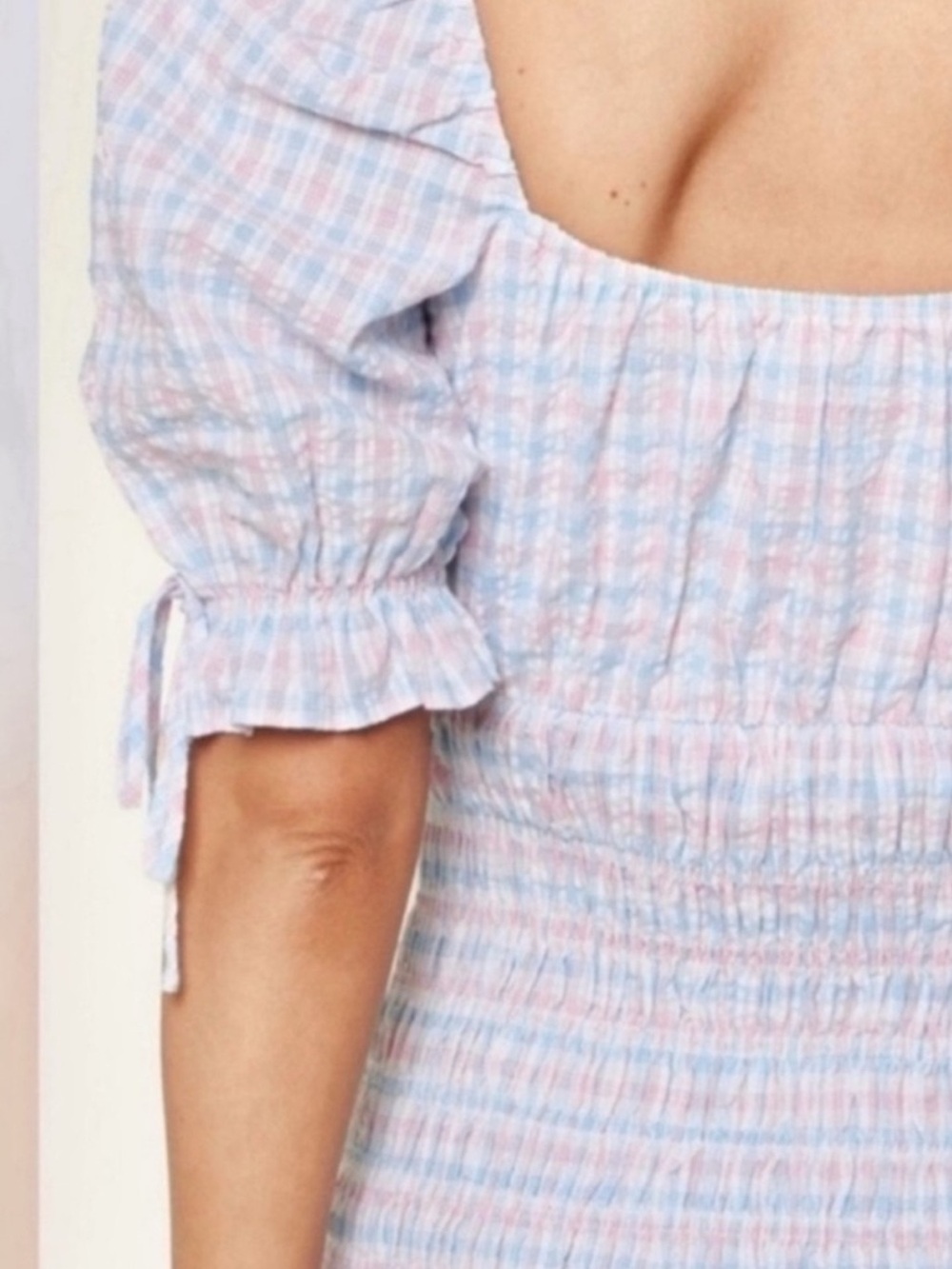 Sugar Lips Finders Gingham
Smocked Mini Dress - Picture 4 of 16